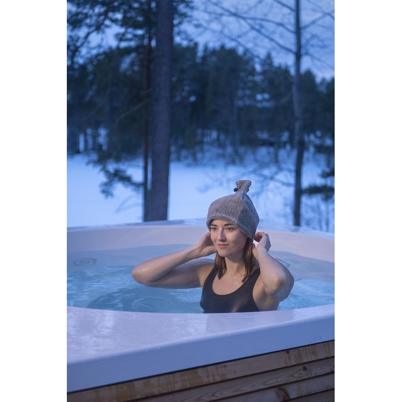 rento RNT-SAUNAHAT Women's Hat, Sauna Hat, Brown, Beige