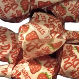 Tootsie Dum-Dums Candy Strawberry Flavor (x10) - Snack and Gum Sweet Bonbon snack bundle - Specification: Blue Raspberry
