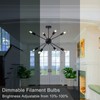 TJOY 6 Pack A19 Vintage LED Edison Bulbs, Dimmable Light