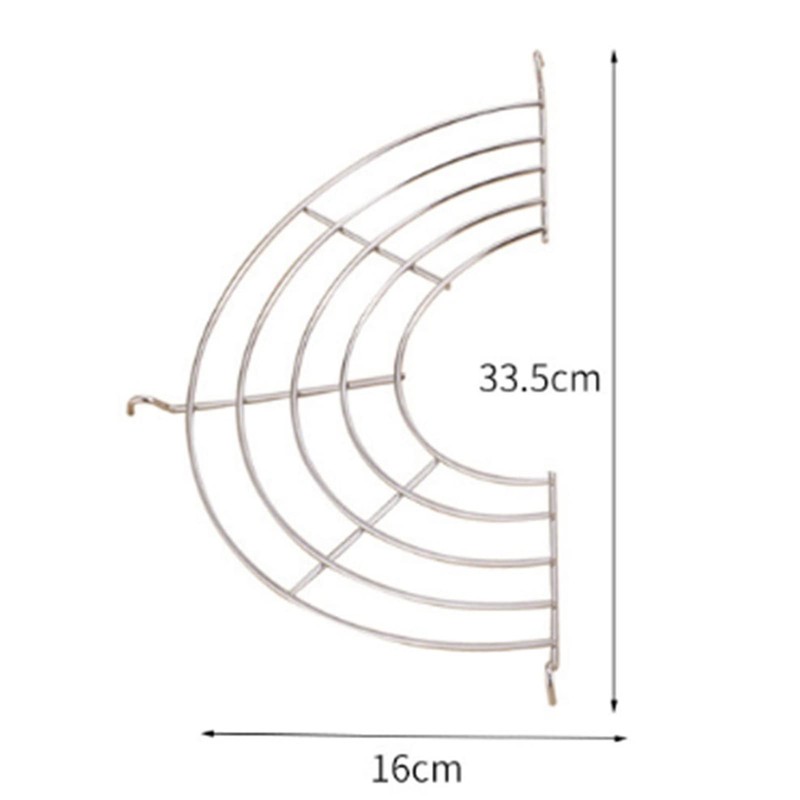 Wok Shelf, Kitchen Wok Fry Pan Pot Stainless Steel Shelfs