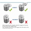 Neodymium Disc Countersunk Hole Magnet,JUNAN 10Pack 20mmx3mm hole 5 mm