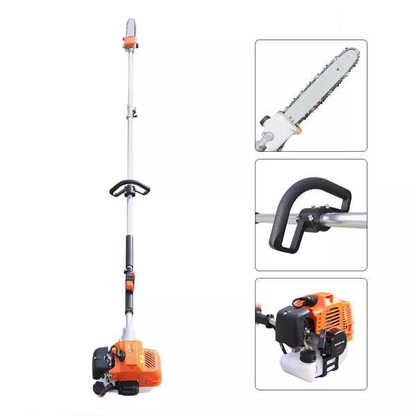 unbrand 52CC 2 Stroke Chainsaw Pole Saw Pruner Pruning Saw