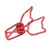 100Pcs Kitten Binder Clips Cute Animal Style Strong Clamping Hollow