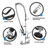 HWM Commercial Sink Sprayer Valve with 44” Flexible Stainless Steel