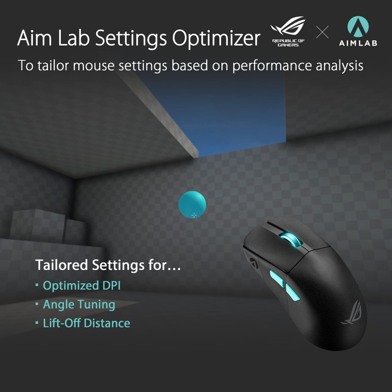 Asus ROG Harpe Ace Aim Lab Edition Wireless Gaming Mouse,