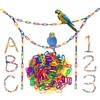 UEKPDM 100 Pieces Plastic C-Clips Hooks Chain Links Rainbow C-Links