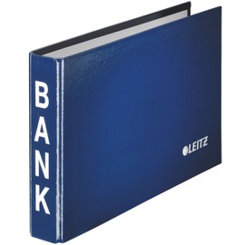 Leitz 10020035, Bank File 1002, 2 Rings 20 mm, Blue