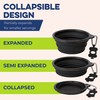 Bonza Large Foldable Dog Bowl 1000 ml Sturdy Reinforced Rim