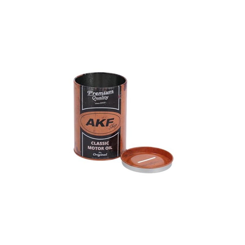 AKF Shop Classic Motor Oil Money Box The Original