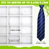 Wesiti Tie Box Organizer Wall Mounted Tie Rack with 16