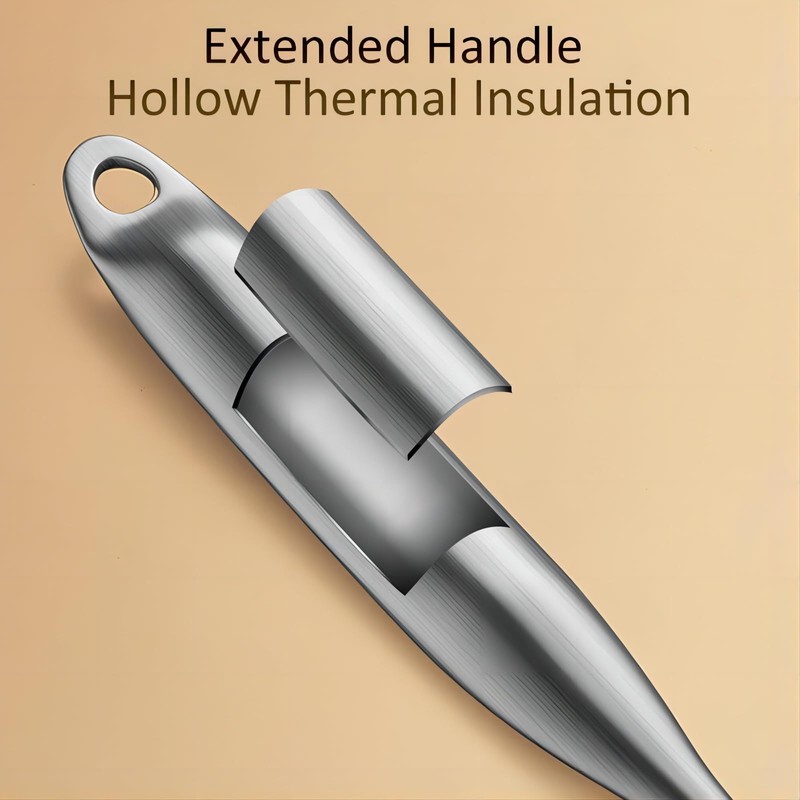 GREATLINK Large Stainless Steel Strainer with Comfort Handle and Hanging