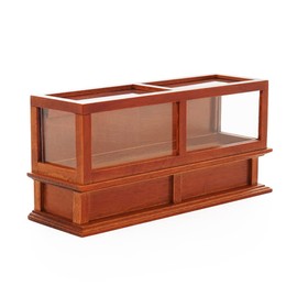 Odoria 1/12 Scale Miniature Bakery Display Dollhouse Furniture Accessories, Brown