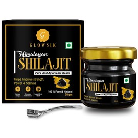 G-GLOWSIK Original Himalayan Shilajit Resin Original (20g) | Shilajeet Resin for Men & Women