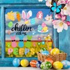 Easter Window Clings Happy Easter Bunny Rabbit Egg Window Stickers