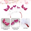 AIUPUOC Heart Headband Valentine Hair Accessories for Women Party Outfits