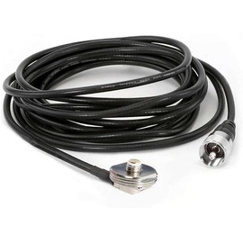 Rugged Radios Antenna for Two Way Radio Business Band UTV Car Truck – Features Standard NMO Mount (Coax Cable, Coax Cable 15')