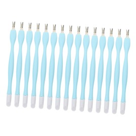 DECHOUS 15Pcs Dead Skin Forks Scissors for Professional Nail Care Dual Ended Cuticle Remover Tools Practical Easy to Use Manicure Kit for Relaxing Nail Treatments