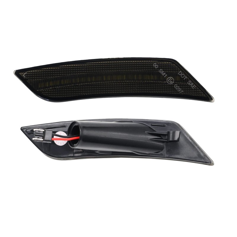 SHINEFIT LED Side Marker Lights Smoked Lens Compatible with ATS