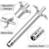 Pack of 2 Easy Grip Waterproof Stainless Steel Gas Lighter