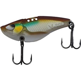 Acme V-Rod Fishing Lure, Big Muddy Color, 3/8 oz Size