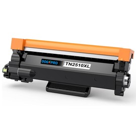 DogePro TN2510 TN-2510 Toner Compatible with Brother TN2510 TN2510XL for Brother HL-L2400DWE, HL-L2445DW, DCP-L2620DW, DCP-L2660DW, DCP-L2665DW, MFC-L2800DW, MFC-L2827DWXL MFC-L28 27DWXL 2835DW.