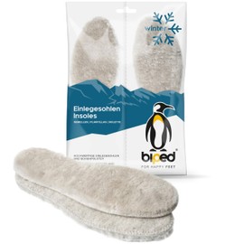 biped z1022 Premium Lambskin Soles with Underside made of Real Wool Felt and Stitched Edge - beige, size: 36 EU