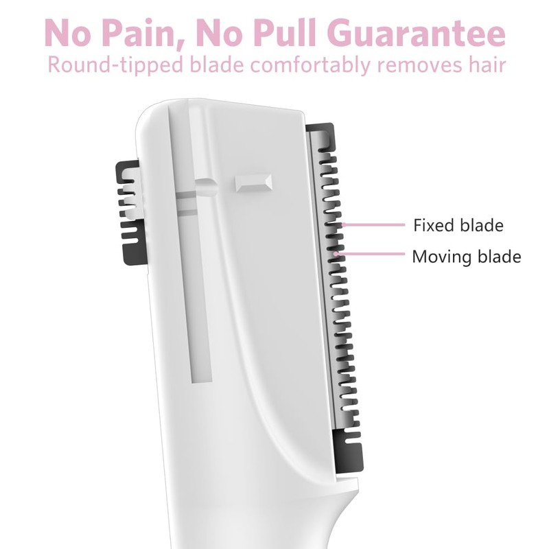Funstant Upgraded Eyebrow Trimmer, Precision Electric Eyebrow Razor for Women