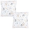 TupTam Children's Decorative Patterned Cushion Cover with Envelope Closure, Set