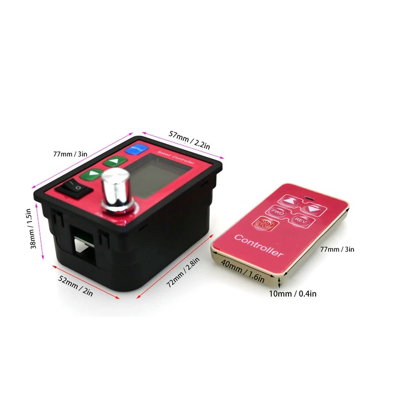Motor Speed Controller 15A LCD Display Remote Control Motor Driver
