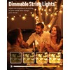 Outdoor String Lights with 4 Dimmer - 31Ft(25+6) 25 LED