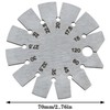 Stainless Steel Bevel Gauge 15-120 Degree Knife Blade Angle Gauge