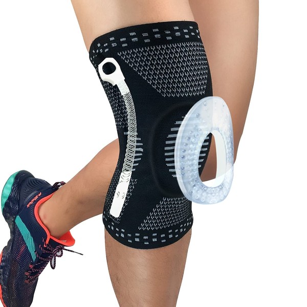 Knee Brace,Knee Braces for Women,Knee Compression Sleeve Support for Men Women with Patella Gel Pads & Side Stabilizers,Medical Grade Knee Pads for Running,Meniscus Tear,ACL,Arthritis,Joint Pain Relief,Injury Recovery