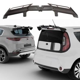 NARPES Rear Window Roof Spoiler Wing Gloss Black Compatible with for KIA Hatchback SUV Forte Rio Soul Seltos NIRO Sportage EV6 All Models All Years
