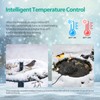 URESMAT Bird Bath Heater with 9.85FT, Birdbath Deicer with Thermostatically