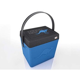 Kängabox® Cool Box 20 Litres Blue – Insulated Box for Cold and Warm Made in Germany, Outdoor Thermal Box for Camping, Barbecue, Picnic & Garden