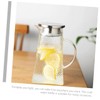 STOBAZA Portable Cold Water Kettle Household Glass Pitcher for Water