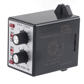Timer Relay, Knob Control On Off Time Switch Relay, 3minutes/30minutes/3hour/30hours, AC110V/220V