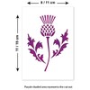 CraftStar Scottish Thistle Stencil - National Emblem of Scotland (A5