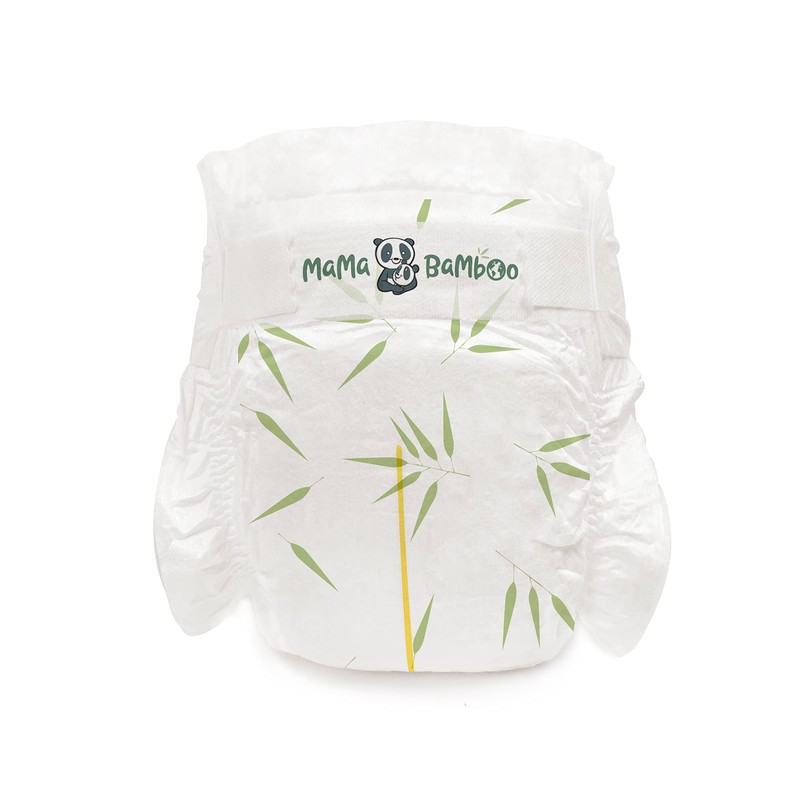 Bamaboo Eco Biodegradable Nappies Quad Pack of 376 Size 2