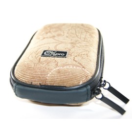 Ex-Pro® Expression Collection - Corduroy Relections - Hard Clam Shock proof Digital Camera Case Bag CR51110J for Sony Cyber-Shot