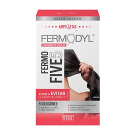 FERMODYL - FermoFive5. Ayuda a evitar la caída del cabello. Tratamiento capilar en 6 ampolletas de 6ml.