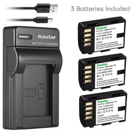 Kastar DMW-BLF19 Battery & Slim Charger for Panasonic Lumix DMC-GH3H GH3HGK GH3KBODY