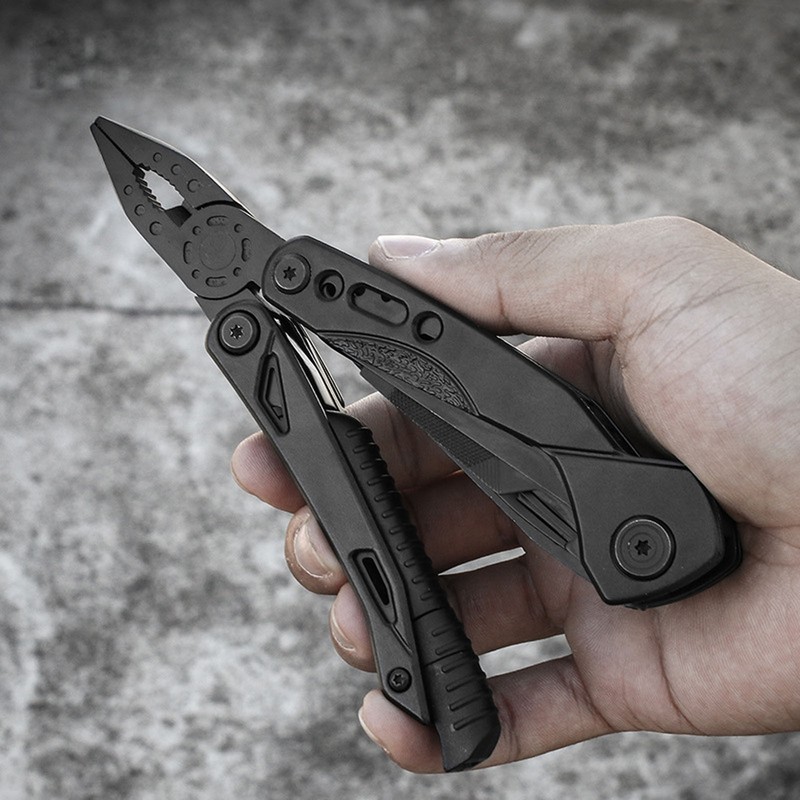 Multitool Pliers Professional Stainless Steel Utility Knife Foldable Whistle Scissors