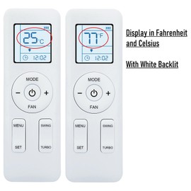 Replacement Remote Control for GREE KINGHOME Air Conditioner YAY1FF KW09HQ17SDI KW12HQ17SAI KW12HQ17SDI KW18HQ17SDI KW24HQ17SDI KW09HQ19SAI KW12HQ19SAI KW09HQ19SDI KW12HQ19SDI KW18HQ19SDI KW24HQ19SDI