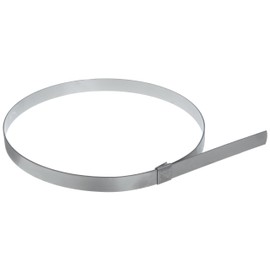 BAND-IT CP32S9 5/8" Wide x 0.025" Thick 8" Diameter, 201 Stainless Steel Center Punch Clamp (25 Per Box)