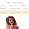 Kids Bathrobe Hooded Cover up Cotton Towel Soft Touch Baby