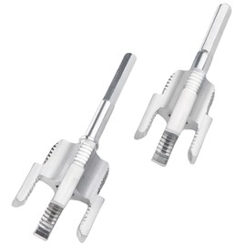 2Pcs Integrated Internal External Pipe Threading Tool, Electric Drill Compatible PVC/Plastic Pipe Threader Kit for 1/2" (Dn15) 3/4”(Dn20), Dual-Function Pipe Thread Cutting Tool for Home Repair