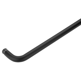 Rockwell Security Mont Hard Single Sided Towel Bar 20 Inch Glass Antique Black Finish for Commercial and Residential Frameless Heavy Glass Shower Doors