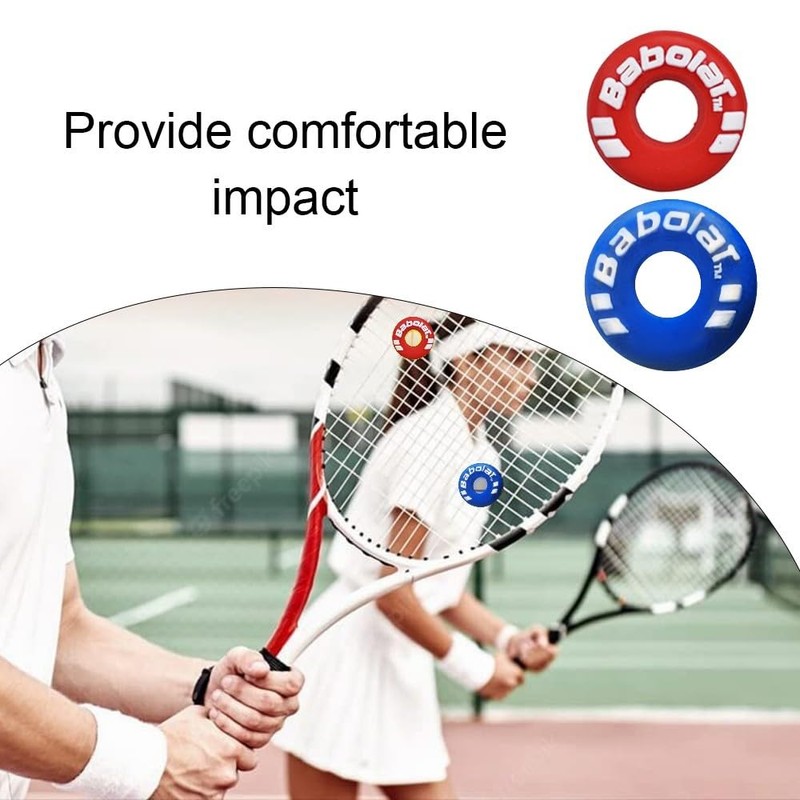 XIXILINRUIYUN 4 Pcs Rubber Tire Shape Vibration Dampener Durable Tennis