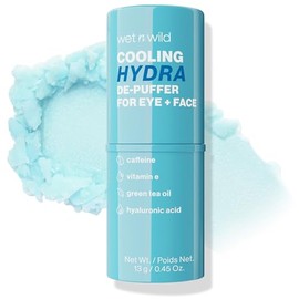 Cooling Hydra De-puffer Wet N Wild Para Ojos Y Rostro Barra Gel Primer De Maquillaje Hidratante fecto Refrescante Ácido Hialurónico, Minimiza Poros Y 